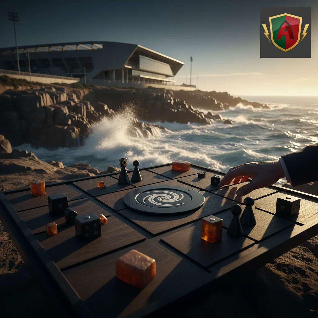 Mesa de blackjack com cartas e fichas de casino