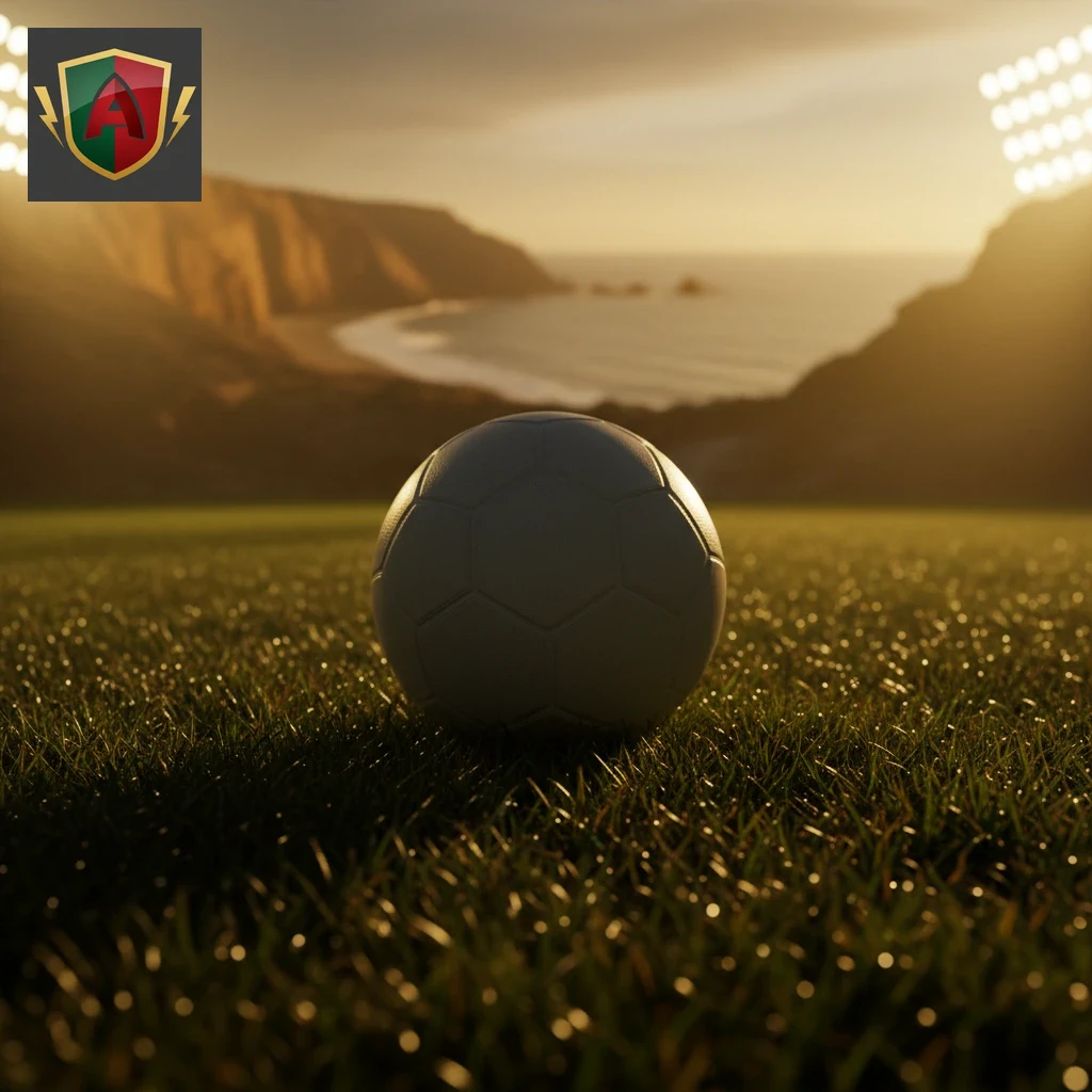 Campo de basquetebol de madeira com bola oficial no centro